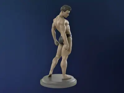 Bodybuilder in greco-roman pose 3D print model