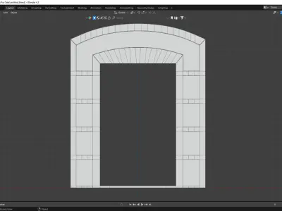 Architectural Arches Free 3D model