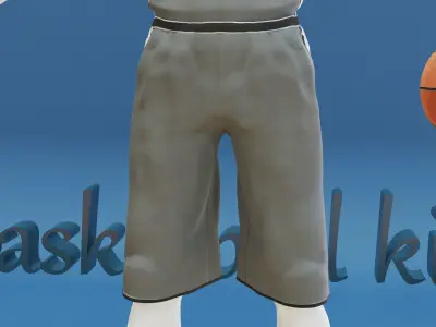 Basketball kit  Free low-poly 3D model