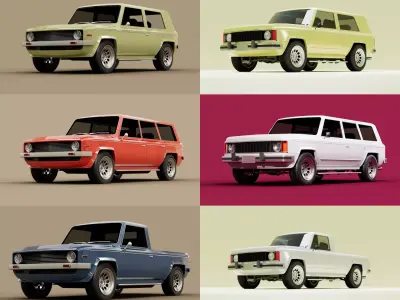 70s 80s Big SUV pack