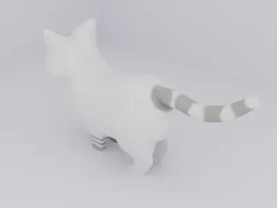 Cartoon Cat  3D model