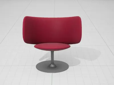 PlusHalle Stella Chair UE4 Low-poly 3D model