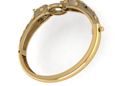 Panther Bracelet 3d print model 3D print model