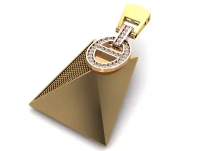 Multi piece pendant or Necklace 3D print model