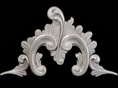 Classic carved 031 3D model