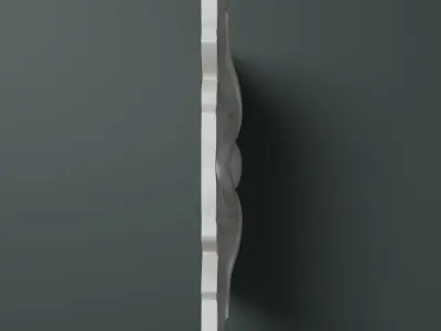 Square Acanthus Applique 001 3D model