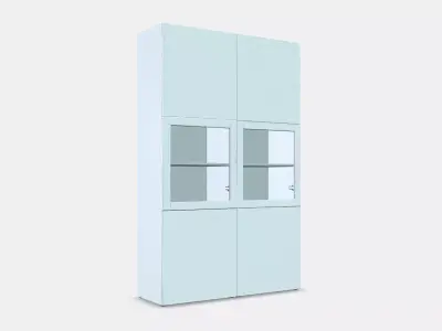 BESTA Display cabinet Low-poly 3D model