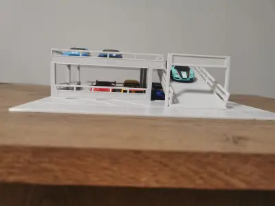 2 floor garage 1 64 scaled 3D print model