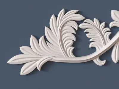 Decorative Onlay 3D model 8