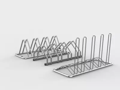 Bike rack 3D model