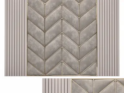 Decor chevron pattern 3D model