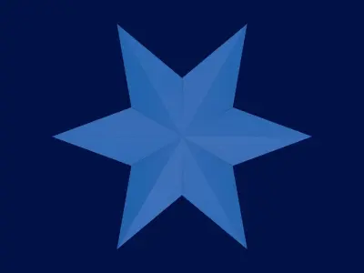 Origami Stars 3D Model Collection