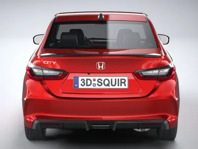 Acura City RS CVT 2024 3D model