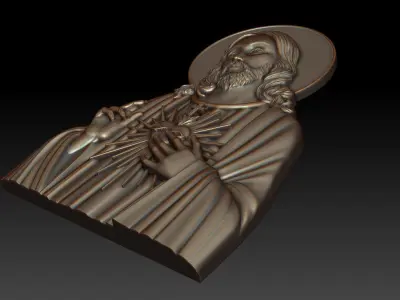 Sacred Heart of Jesus 2 3D print model