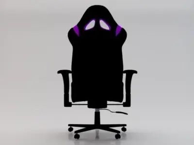 Gaming Chair 07 Low-poly 3D model