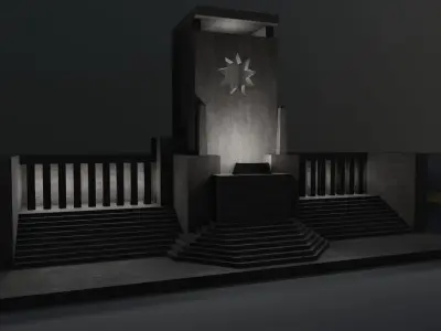 Miniature 3D Printing Structure Type-10 3D model