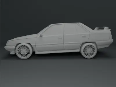 Proton Saga Megavalve Low-poly 3D model