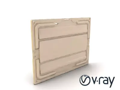 Futuristic Modular Wall Panel Design model pack Low-poly 3D model buy