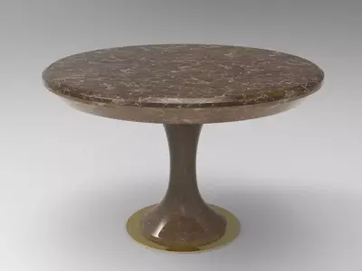 Glew Dining Table Low-poly 3D model