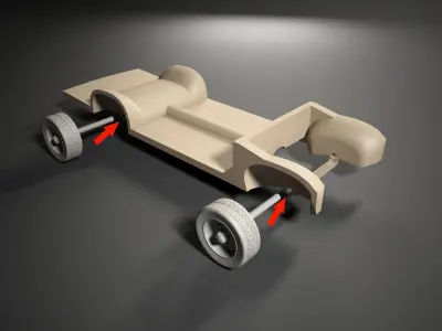 Retro Car of 1967  3D print model