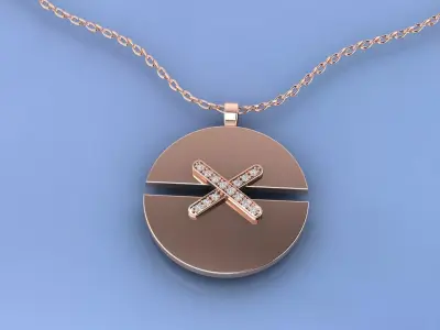 chaumet necklace pendant 3D model