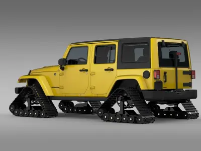 Jeep Wrangler Unlimited X1 Crawler 2016 3D model