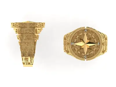 NEO MAN RING SPECIAL SERIES7 COMPASS 3D print model