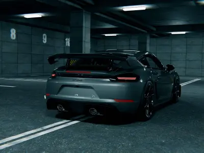 Porsche Cayman GTRS 3D model