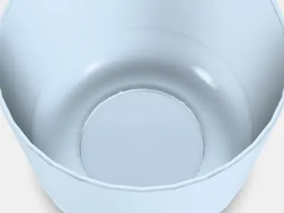 GRADVIS Plant pot 5 Low-poly 3D model