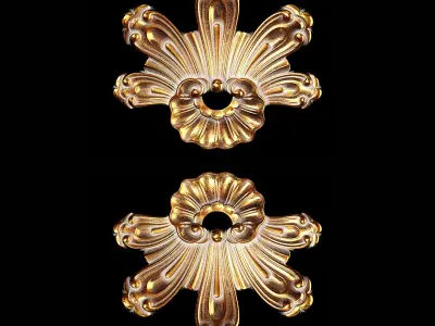 Classic carved 046 3D model