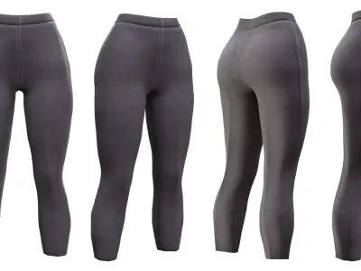 Pants 36 - All MH Bodies - UE5 Skeletons - Rigged Low-poly 3D model