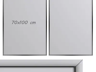 Quadro wall painting 3D model