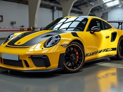 Porsche 911 GT3 RS 992 3D Model Low-poly 3D model