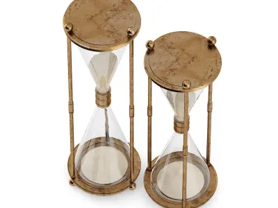 Hourglasses hourglass set 3D model