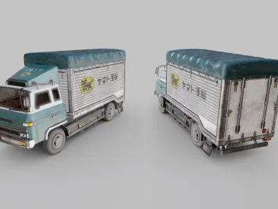Nissan Diesel Low-poly 3D model