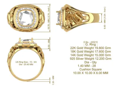 The Dragon Ring 3D print model