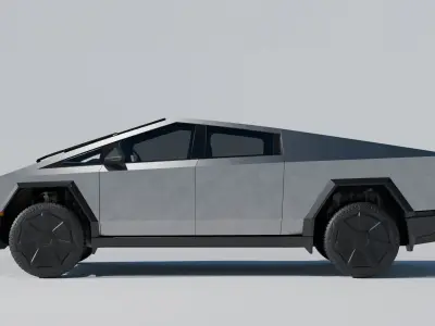 High Quality Cybertruck 3D Model 3D model