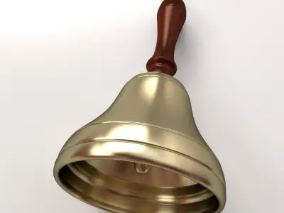School Bell 3D model