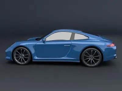 Porsche Carrera 911 4s 2014 restyled 3D model
