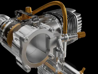 Model Engine  91 v2 3D print model