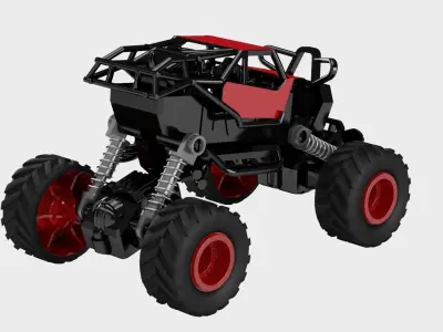 Bigfoot Monster RC Vehicle Car for Kids and Adults 3D model