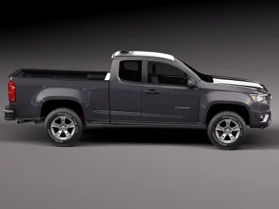 Chevrolet Colorado ShortCab 2015 3D model