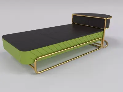 Luxury coffee table 1 set 3D model