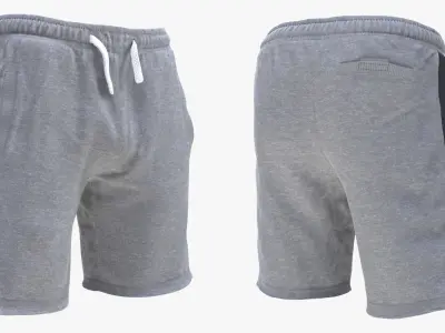 Shorts 221 - All MH Bodies - UE5 Skeletons - Rigged Low-poly 3D model