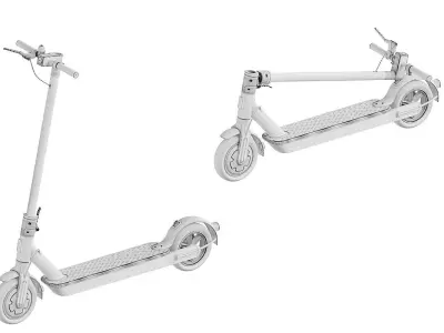 Mi Electric Scooter Pro BLENDER 3D Model Cycles 3D model