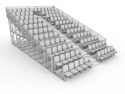 Bleachers 14 3D model
