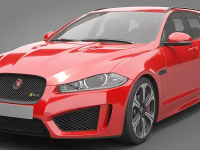 Jaguar XF 2014 3D model