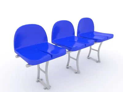 Collection Stadium Seats 5 3D Model Pack