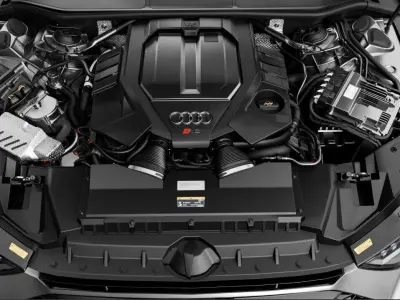 2025 Audi RS7 Performance Interior and Exterior  Low-poly 3D model