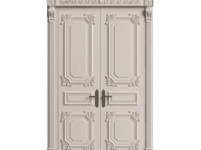 Classic Doors 04 3D model